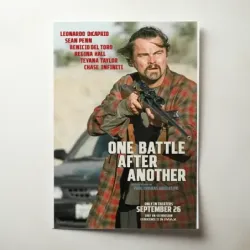 One Battle After Another (2025) Fine Art Movie Poster