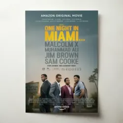 One Night in Miami... (2020) Fine Art Movie Poster