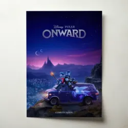 Onward (2020) Fine Art Movie Poster