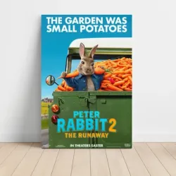 Peter Rabbit 2: The Runaway (2021) Fine Art Movie Poster