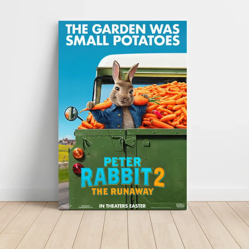 Peter Rabbit 2: The Runaway (2021) Fine Art Movie Poster
