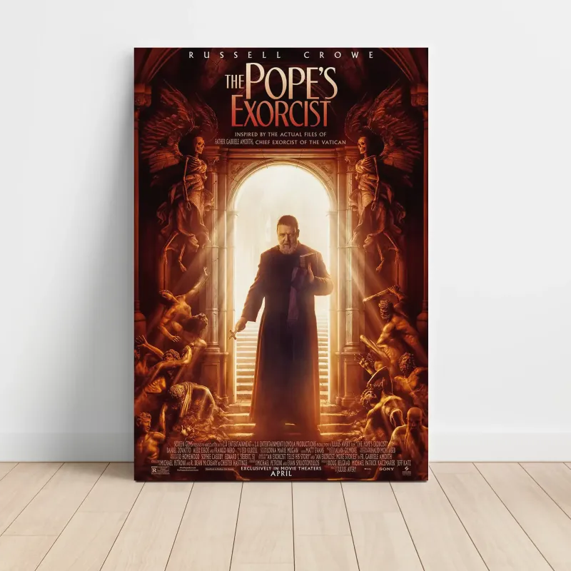 The Pope's Exorcist (2023) Fine Art Movie Poster
