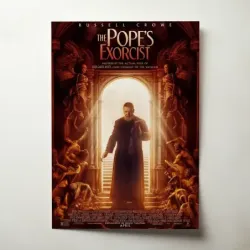 The Pope's Exorcist (2023) Fine Art Movie Poster