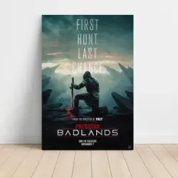 Predator: Badlands (2025) Fine Art Movie Poster