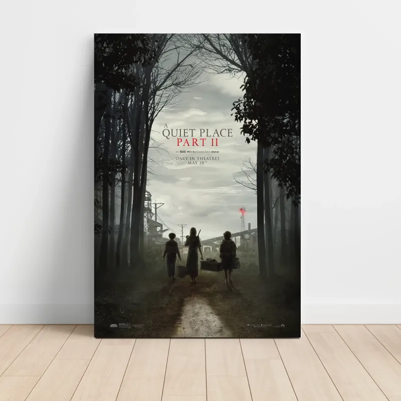 A Quiet Place Part II (2020) Fine Art Movie Poster