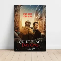 A Quiet Place: Day One (2024) Fine Art Movie Poster