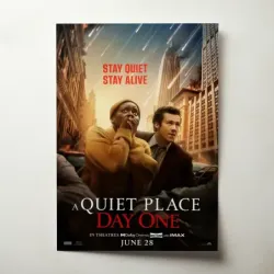 A Quiet Place: Day One (2024) Fine Art Movie Poster