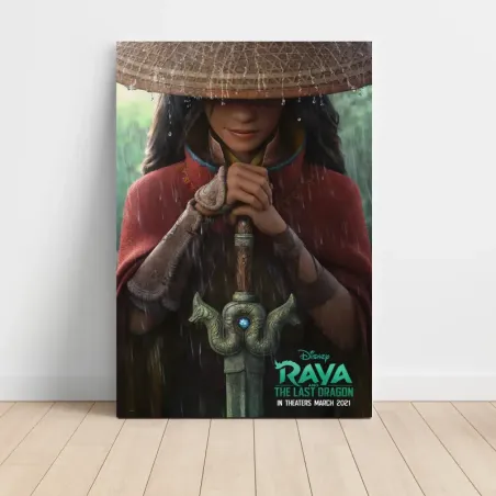 Raya and the Last Dragon (2021) Fine Art Movie Poster
