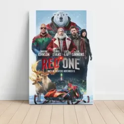 Red One (2024) Fine Art Movie Poster