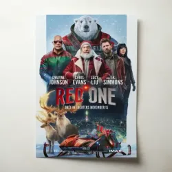 Red One (2024) Fine Art Movie Poster