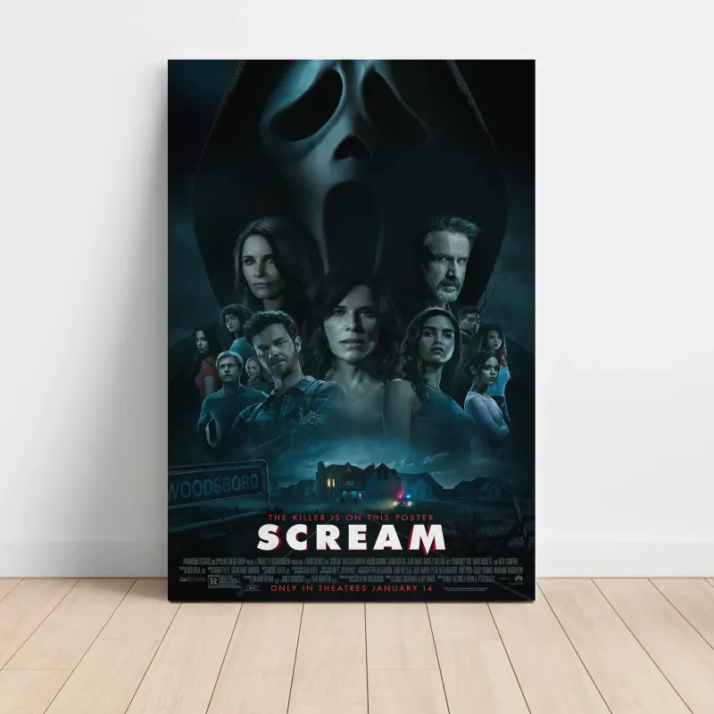 Scream (2022) Fine Art Movie Poster