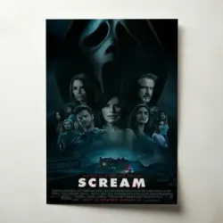 Scream (2022) Fine Art Movie Poster