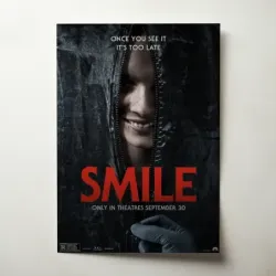 Smile (2022) Fine Art Movie Poster