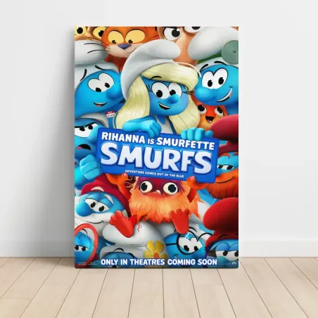 Smurfs (2025) Fine Art Movie Poster
