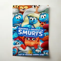 Smurfs (2025) Fine Art Movie Poster