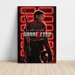 Snake Eyes: G.I. Joe Origins (2021) Fine Art Movie Poster