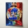 Sonic the Hedgehog 2 (2022) Fine Art Movie Poster