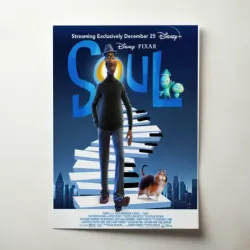 Soul (2020) Fine Art Movie Poster