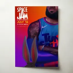 Space Jam: A New Legacy (2021) Fine Art Movie Poster