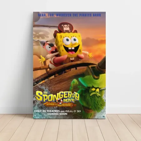 The SpongeBob Movie: Search for SquarePants (2025) Fine Art Movie Poster