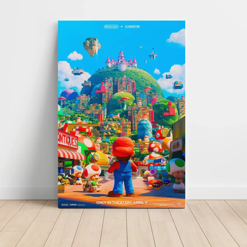 The Super Mario Bros. Movie (2023) Fine Art Movie Poster