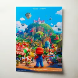 The Super Mario Bros. Movie (2023) Fine Art Movie Poster