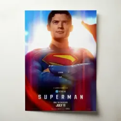 Superman (2025) Fine Art Movie Poster