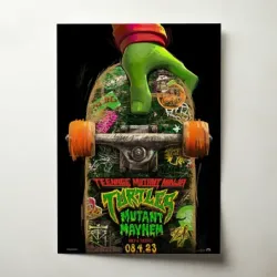 Teenage Mutant Ninja Turtles: Mutant Mayhem (2023) Fine Art Movie Poster