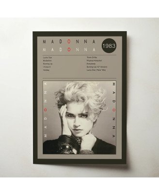 Madonna – Madonna Fine Art Album Poster Wall Art