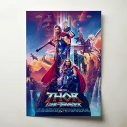 Thor: Love and Thunder (2022) Fine Art Movie Poster