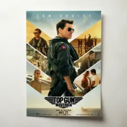 Top Gun: Maverick (2022) Fine Art Movie Poster