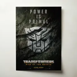 Transformers: Rise of the Beasts (2023) Fine Art Movie Poster