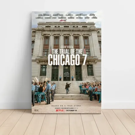The Trial of the Chicago 7 (2020) Fine Art Movie Poster