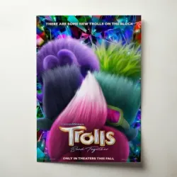 Trolls Band Together (2023) Fine Art Movie Poster