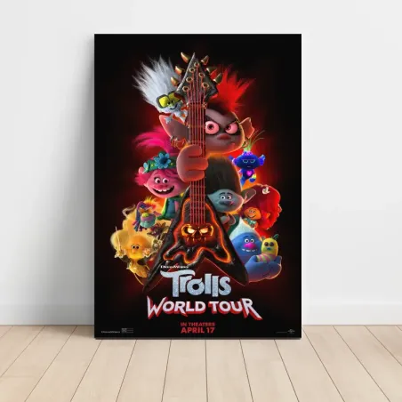 Trolls World Tour (2020) Fine Art Movie Poster