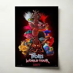 Trolls World Tour (2020) Fine Art Movie Poster