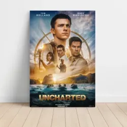 Uncharted (2022) Fine Art Movie Poster