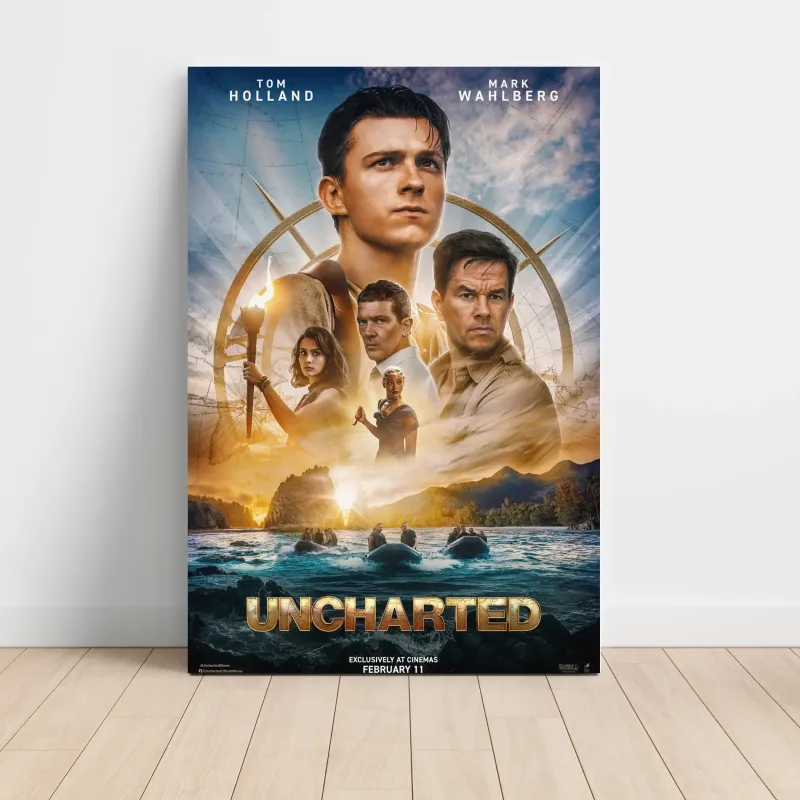 Uncharted (2022) Fine Art Movie Poster