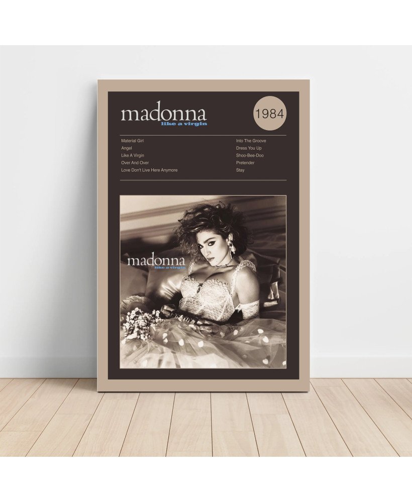 Madonna – Like A Virgin Fine Art Album Poster