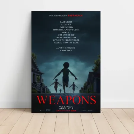 Weapons (2025) Fine Art Movie Poster