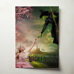 Wicked (2024) Fine Art Movie Poster