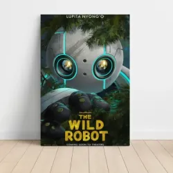 The Wild Robot (2024) Fine Art Movie Poster