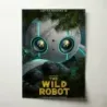 The Wild Robot (2024) Fine Art Movie Poster