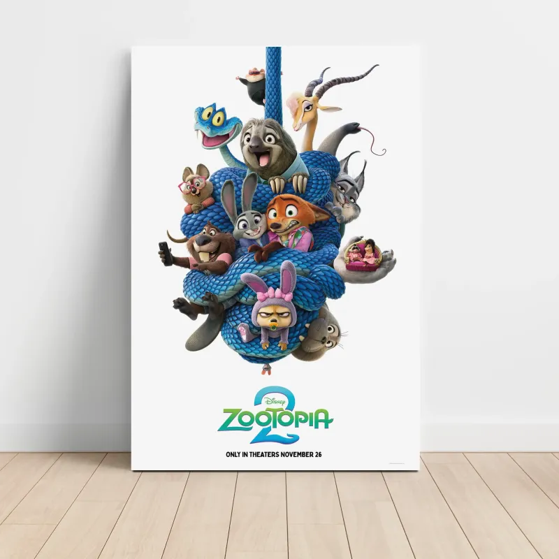 Zootropolis 2 (2025) Fine Art Movie Poster