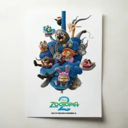 Zootropolis 2 (2025) Fine Art Movie Poster
