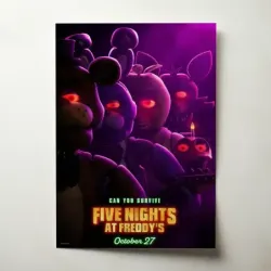 Five Nights at Freddy's (2023) Fine Art Movie Poster