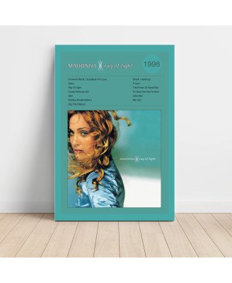 Madonna – Ray Of Light Fine Art Album Poster