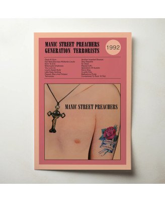 Manic Street Preachers – Generation Terrorists Fine Art Album Poster