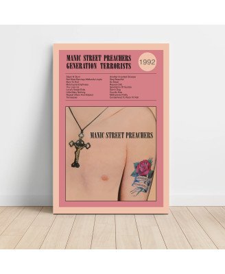 Manic Street Preachers – Generation Terrorists Fine Art Album Poster