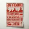 A Day To Remember and The Ghost Inside – Promowest Pavilion Newport Fine Art Concert Poster